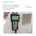 ⁦راوتر إكسايتك CNC الأكثر مبيعًا لنقش الأخشاب، بثلاثة محاور مع خدمة ما بعد البيع⁩ - الصورة ⁦6⁩
