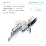 CNC Smart Factory Automatic Edgebanding Cell 200 Pcs/8h Capacity 0.4-3mm Edge Thickness 12-65mm Width for Furniture Processing - Image 4