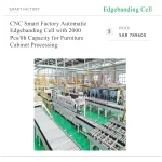 CNC Smart Factory Automatic Edgebanding Cell 200 Pcs/8h Capacity 0.4-3mm Edge Thickness 12-65mm Width for Furniture Processing - Image 5