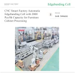 CNC Smart Factory Automatic Edgebanding Cell 200 Pcs/8h Capacity 0.4-3mm Edge Thickness 12-65mm Width for Furniture Processing - Image 6
