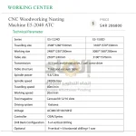 CNC Woodworking Nesting Machine E5-2040 ATC - Image 7