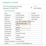 CNC Woodworking Nesting Machine E5-2040 ATC - Image 8