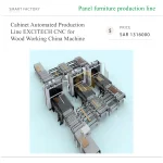 ⁦خط إنتاج أوتوماتيكي للخزائن مزود بماكينات CNC صينية للأعمال الخشبية⁩ - الصورة ⁦3⁩