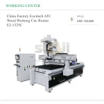 China Factory Excitech ATC Wood Working Cnc Router E2-1325C