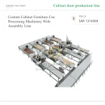 Custom Cabinet Furniture Cnc Processing Machinery With Assembly Line