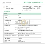 Custom Cabinet Furniture Cnc Processing Machinery With Assembly Line - Image 6