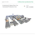 Customized Cabinet Door Cnc Automated Production Line