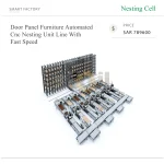 ⁦خط إنتاج Nesting CNC أوتوماتيكي عالي السرعة لتصنيع ألواح الأبواب والأثاث⁩ - الصورة ⁦2⁩