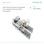 ⁦خط إنتاج Nesting CNC أوتوماتيكي عالي السرعة لتصنيع ألواح الأبواب والأثاث⁩ - الصورة ⁦4⁩