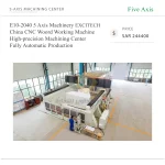 E10-2040 5 Axis Machinery EXCITECH China CNC Woord Working Machine High-precision Machining Center Fully Automatic Production - Image 2