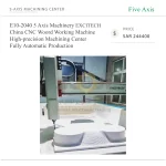 E10-2040 5 Axis Machinery EXCITECH China CNC Woord Working Machine High-precision Machining Center Fully Automatic Production - Image 4
