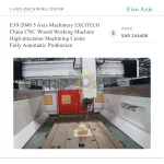 E10-2040 5 Axis Machinery EXCITECH China CNC Woord Working Machine High-precision Machining Center Fully Automatic Production - Image 5