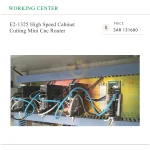 E2-1325 High Speed Cabinet Cutting Mini Cnc Router - Image 2