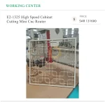 E2-1325 High Speed Cabinet Cutting Mini Cnc Router - Image 3