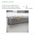E2 Series Easy-to-Operate CNC Router for Advertising Companies and Woodworking Machine Industry - Image 6