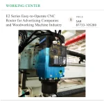 E2 Series Easy-to-Operate CNC Router for Advertising Companies and Woodworking Machine Industry - Image 3