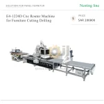 ماكينة راوتر CNC موديل E4-1224D لتقطيع وحفر الأثاث