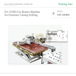 E4-1224D Cnc Router Machine for Furniture Cutting Drilling - Image 3