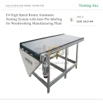 EXCITECH E4 High Speed Router Automatic Nesting System with Auto Pre-labeling for Woodworking Manufacturing Plant - Image 5