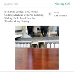 EXCITECH E4 Series Vertical CNC Wood Cutting Machine with Pre-Labeling Sliding Table Panel Saw for Woodworking Nesting - Image 4