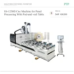 E6-1230D Cnc Machine for Panel Processing With Pod-and -rail Table