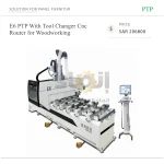 E6 PTP With Tool Changer Cnc Router for Woodworking