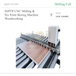 E6PTP Cnc Milling Machine Six Point Boring Machine Ptp for Woodworking Wood Industry EXCITECH Point to Point Machine - Image 4