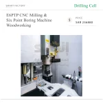 E6PTP Cnc Milling Machine Six Point Boring Machine Ptp for Woodworking Wood Industry EXCITECH Point to Point Machine - Image 6