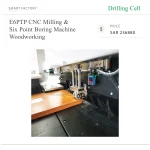 E6PTP Cnc Milling Machine Six Point Boring Machine Ptp for Woodworking Wood Industry EXCITECH Point to Point Machine - Image 2