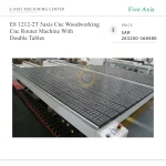 E8 1212-2T 5axis Cnc Woodworking Cnc Router Machine With Double Tables - Image 3