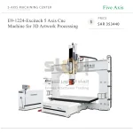 E9-1224-Excitech 5 Axis Cnc Machine for 3D Artwork Processing