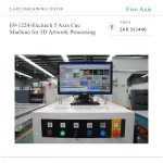 E9-1224-Excitech 5 Axis Cnc Machine for 3D Artwork Processing - Image 2