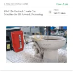 E9-1224-Excitech 5 Axis Cnc Machine for 3D Artwork Processing - Image 5