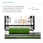 EC2300 Electric Corrugated Paper Cutting Machinery Finest Efficient for Carton Production Sealing PLC Motor Driven for Textiles - Image 2