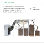 EC2300 Electric Corrugated Paper Cutting Machinery Finest Efficient for Carton Production Sealing PLC Motor Driven for Textiles - Image 4
