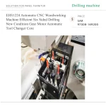 ⁦ماكينة CNC EHS1224 للأخشاب بالحفر السداسي مع مبدّل أدوات أوتوماتيكي ومحركات تروس⁩ - الصورة ⁦2⁩