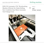 ⁦ماكينة CNC EHS1224 للأخشاب بالحفر السداسي مع مبدّل أدوات أوتوماتيكي ومحركات تروس⁩ - الصورة ⁦5⁩
