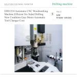 ⁦ماكينة CNC EHS1224 للأخشاب بالحفر السداسي مع مبدّل أدوات أوتوماتيكي ومحركات تروس⁩ - الصورة ⁦4⁩