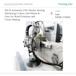 ⁦مراكز تشغيل CNC بنظام Nesting موديل EK-D لتصنيع الأثاث الخشبي والخزائن⁩ - الصورة ⁦5⁩
