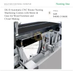 ⁦مراكز تشغيل CNC بنظام Nesting موديل EK-D لتصنيع الأثاث الخشبي والخزائن⁩ - الصورة ⁦3⁩
