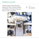 EMD Integrated Woodworking Machinery Drilling and Milling Door Cabinet with Engine Bearing Motor Core Components - Image 6