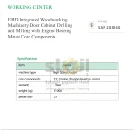 EMD Integrated Woodworking Machinery Drilling and Milling Door Cabinet with Engine Bearing Motor Core Components - Image 7