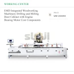EMD Integrated Woodworking Machinery Door Cabinet Drilling and Milling with Engine Bearing Motor Core Components