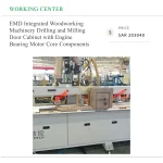 EMD Integrated Woodworking Machinery Door Cabinet Drilling and Milling with Engine Bearing Motor Core Components - Image 5