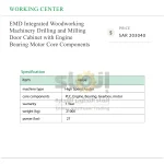 EMD Integrated Woodworking Machinery Door Cabinet Drilling and Milling with Engine Bearing Motor Core Components - Image 7