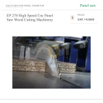 Excitech EP 270 High Speed Cnc Panel Saw Wood Cutting Machinery - Image 4