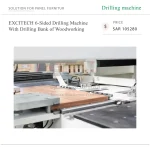 EXCITECH 6-Sided Drilling Machine With Drilling Bank of Woodworking - Image 3