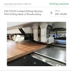 EXCITECH 6-Sided Drilling Machine With Drilling Bank of Woodworking - Image 4
