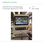 EXCITECH Atc Woodworking Cnc Router Machine E3-1325D - Image 2