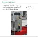 EXCITECH CNC Wood Cutting and Engraving Machine E2-1325 for Woodworking Machine - Image 2
